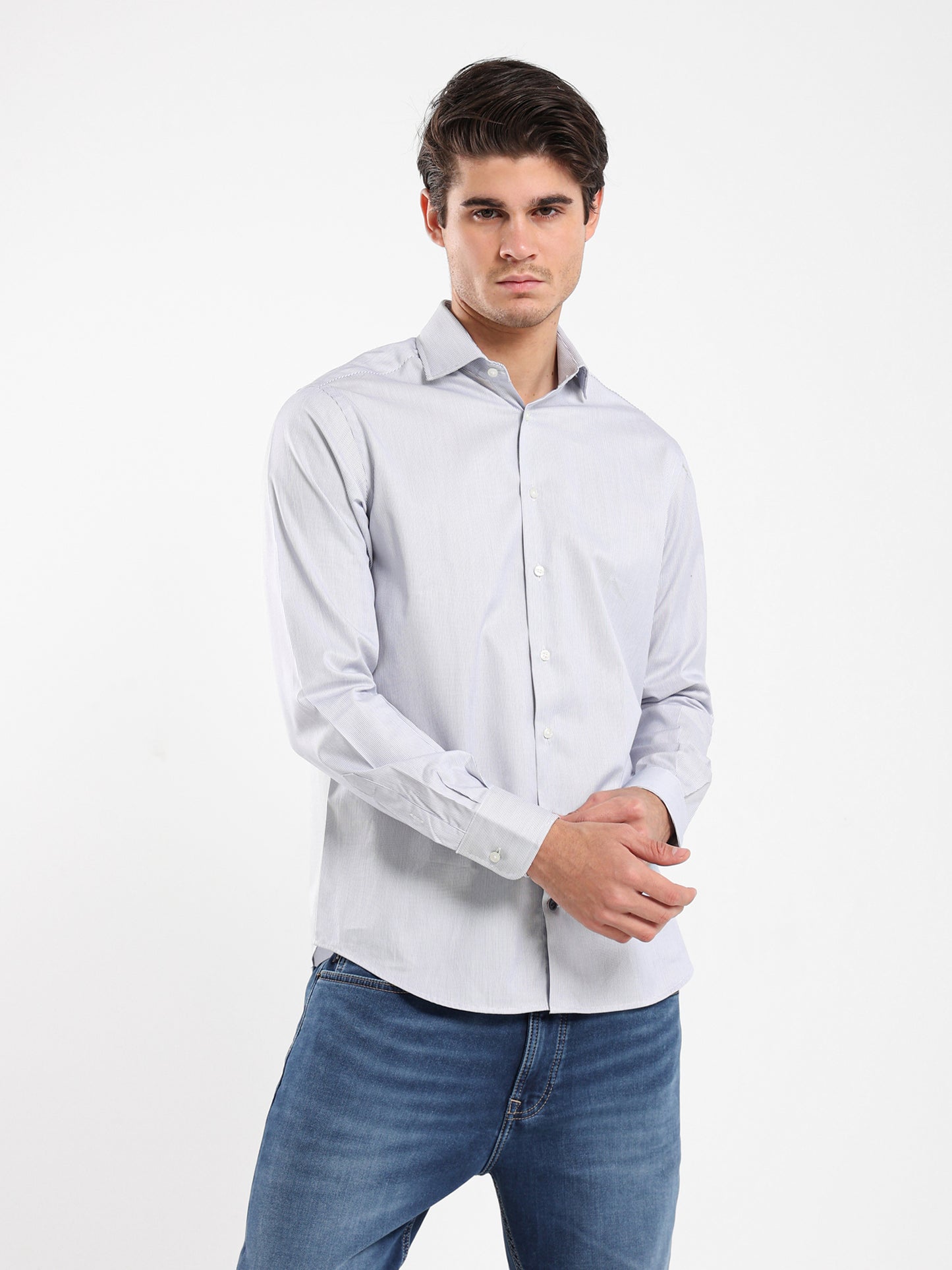 Kent Collar Long Sleeves Shirt