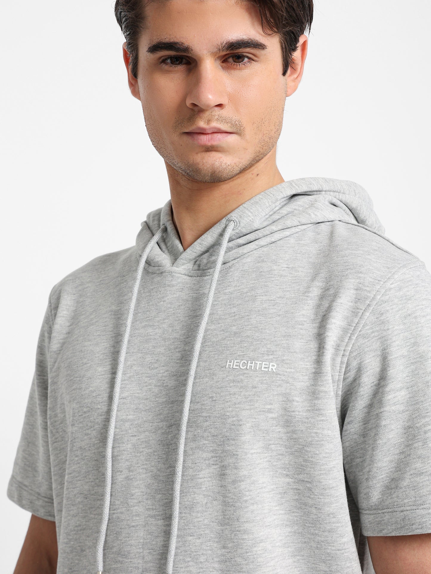 Half Sleeves Hoodie Sweater