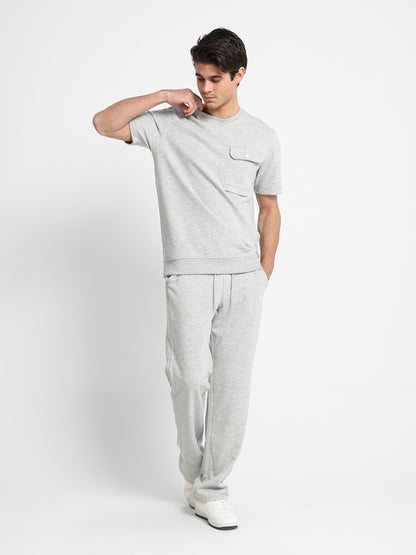 Half Sleeves Round Neck Sweatshirt