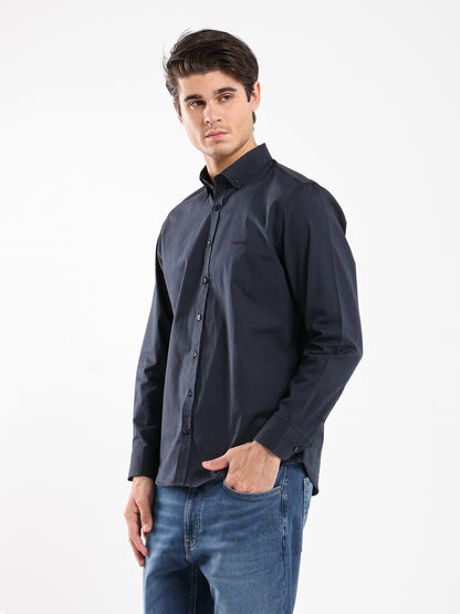Oxford Solid Long Sleeves Shirt