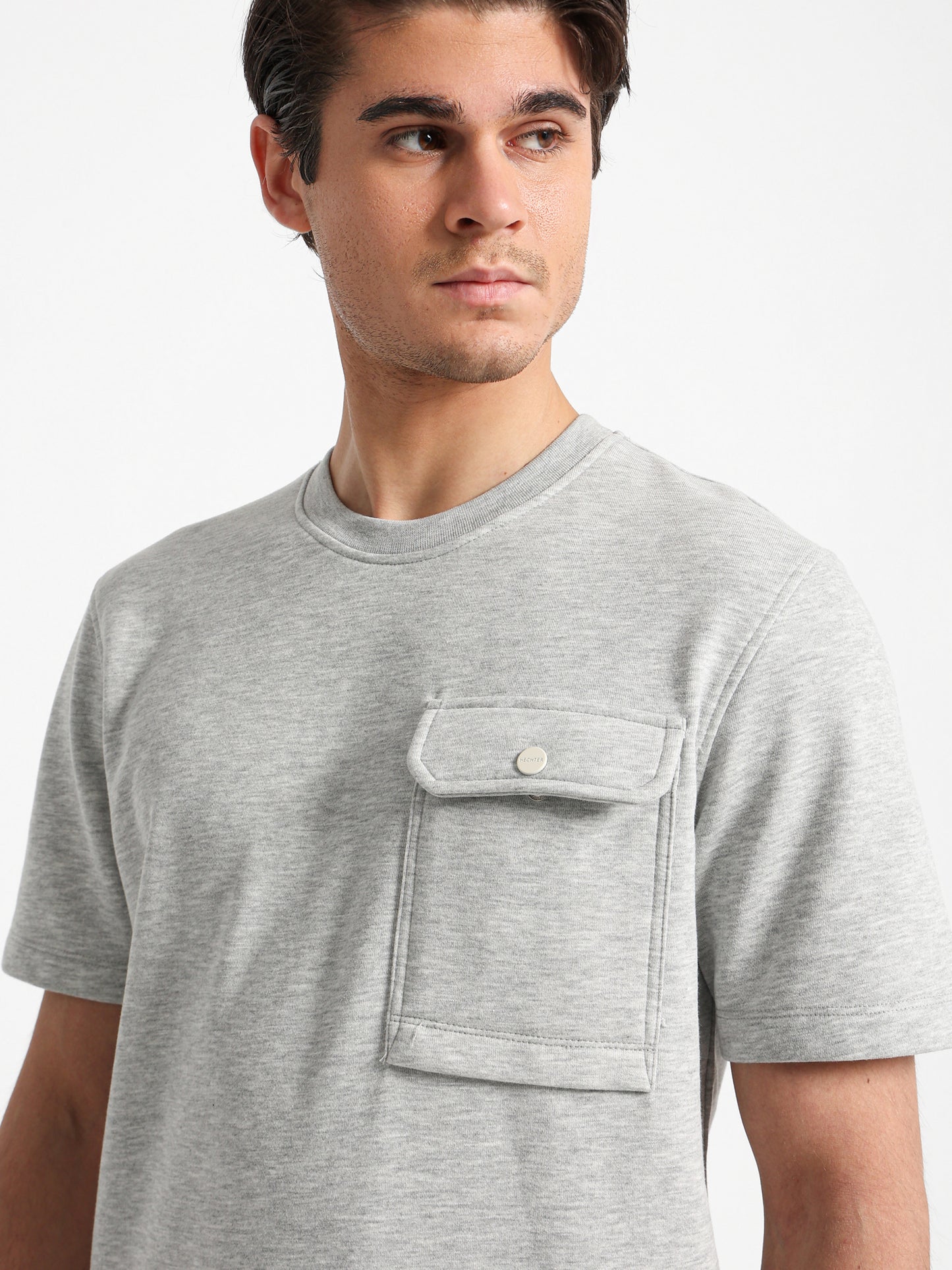 Half Sleeves Round Neck Sweatshirt
