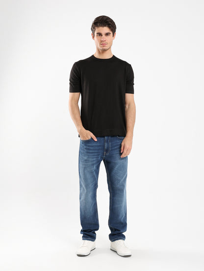 Short Sleeves Knitwear T-Shirt