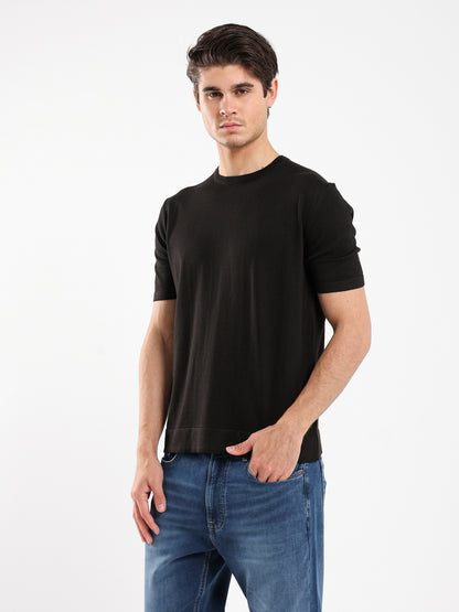Short Sleeves Knitwear T-Shirt