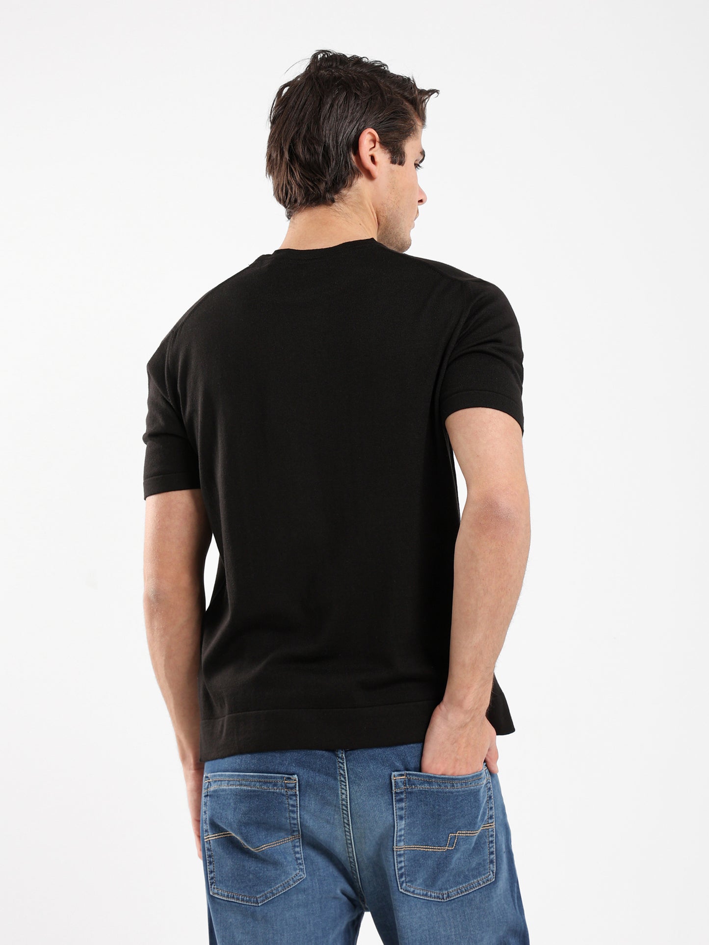 Short Sleeves Knitwear T-Shirt