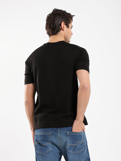 Short Sleeves Knitwear T-Shirt