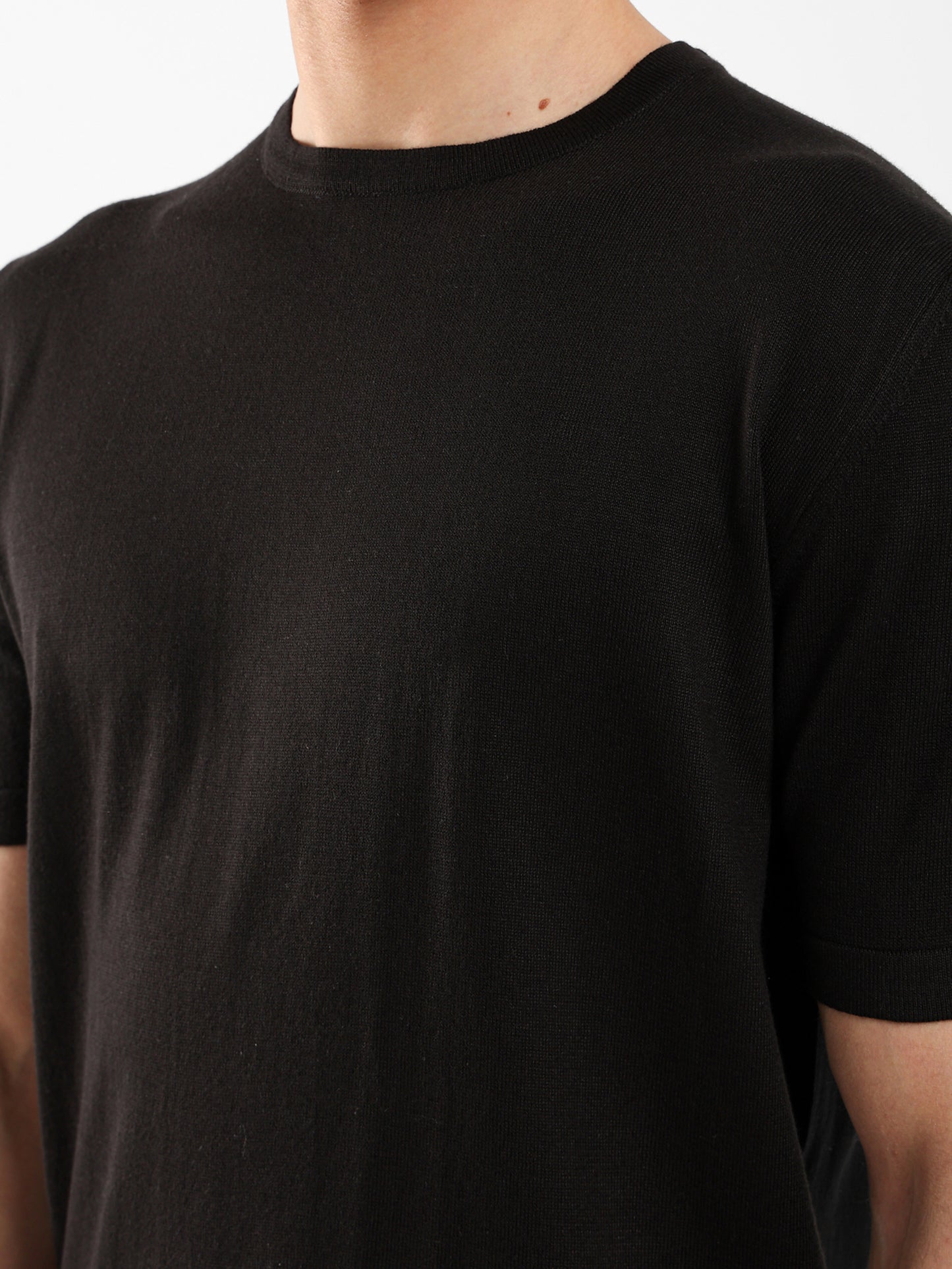 Short Sleeves Knitwear T-Shirt