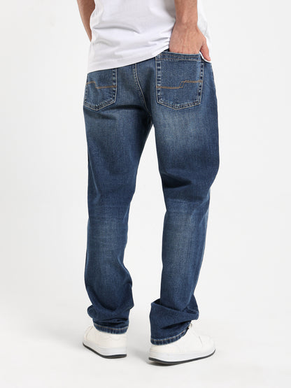 Washed Denim Jeans