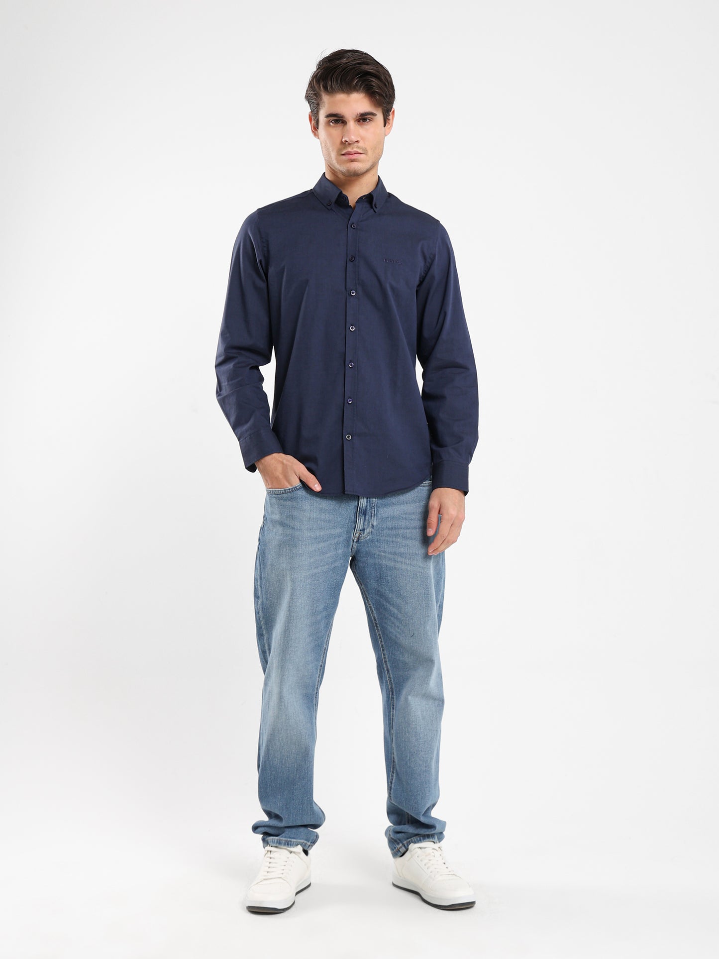 Oxford Solid Long Sleeves Shirt