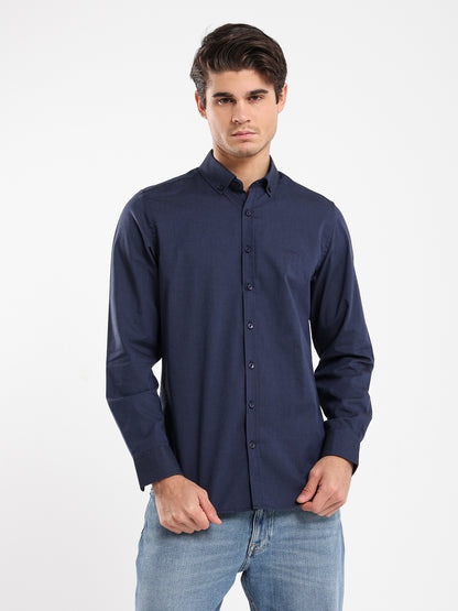 Oxford Solid Long Sleeves Shirt