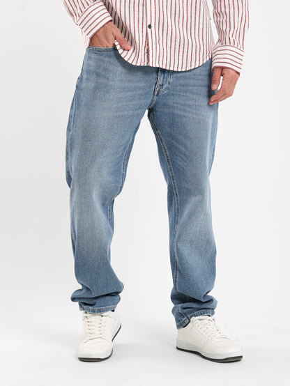 Washed Denim Jeans