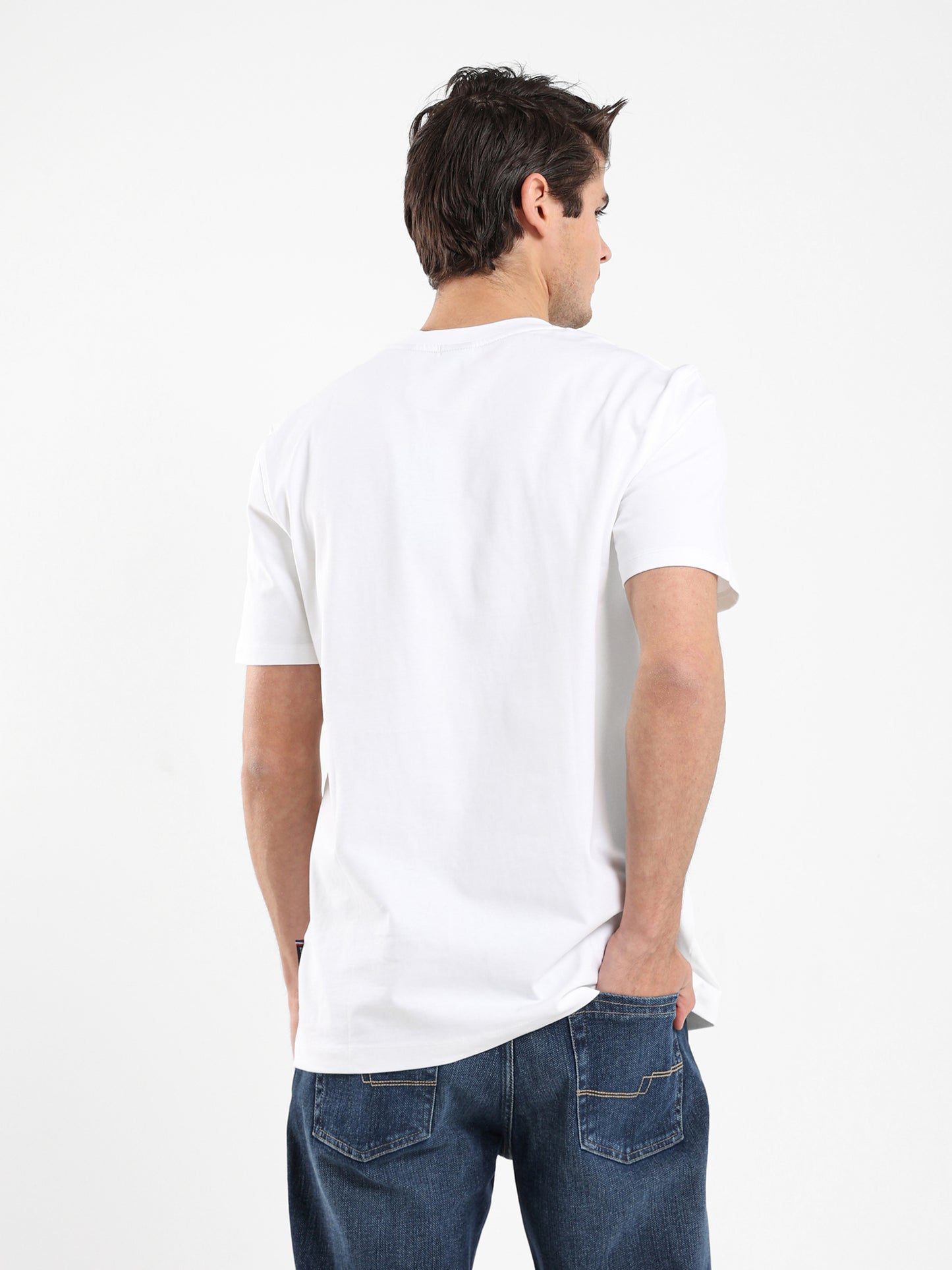 Round Neck Tennis Print T-Shirt