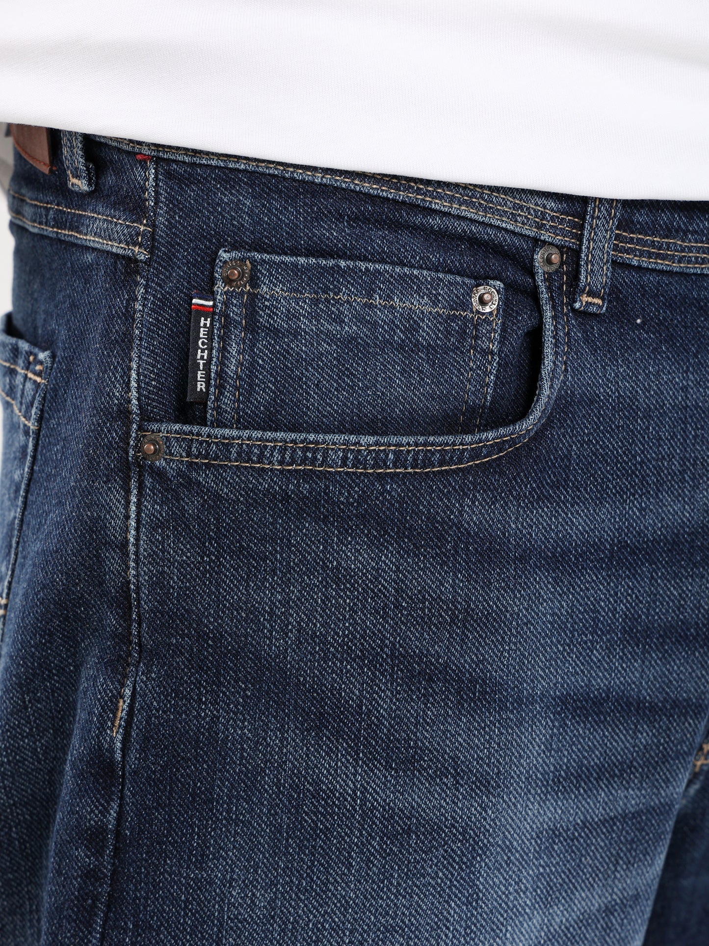 Washed Denim Jeans