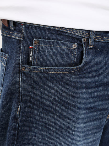 Washed Denim Jeans