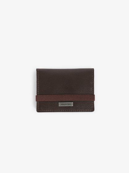 Pebbled Card Holder with Strap