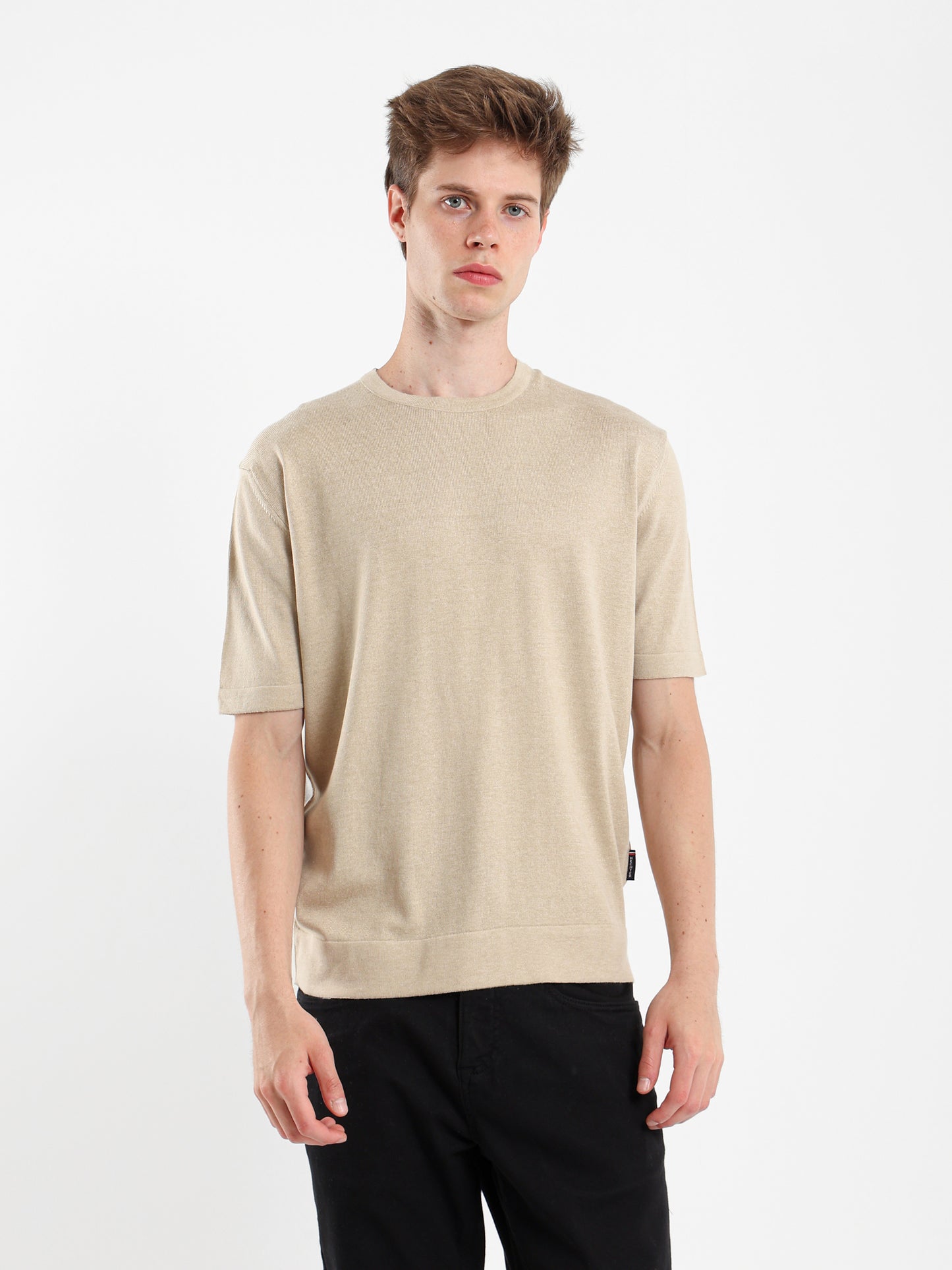 Short Sleeves Knitwear T-Shirt