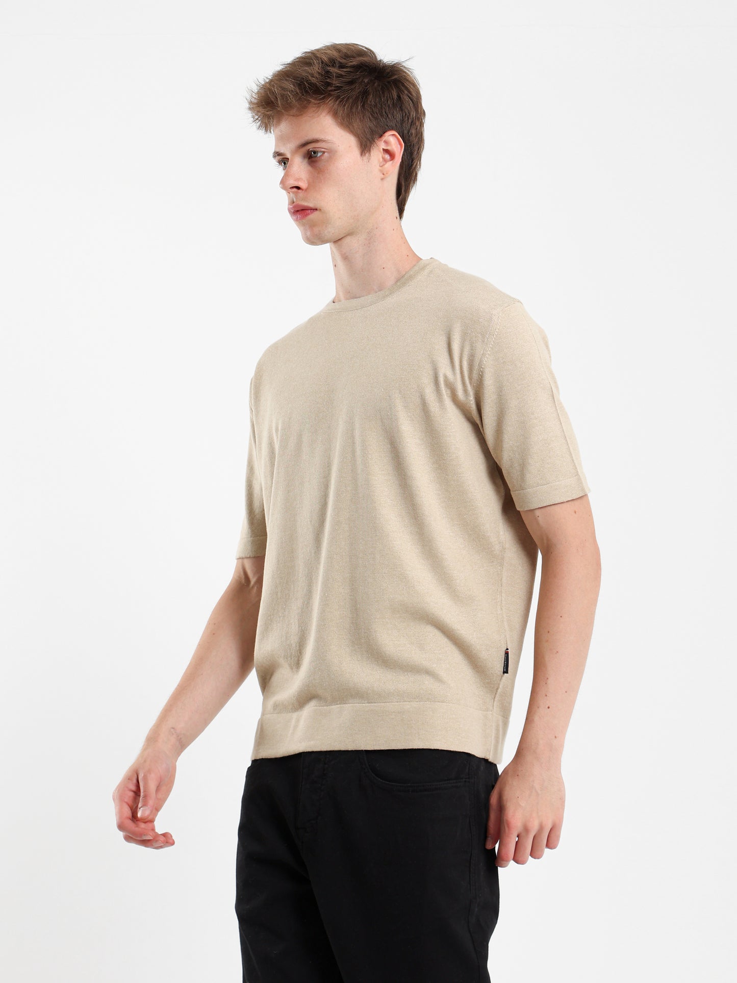 Short Sleeves Knitwear T-Shirt