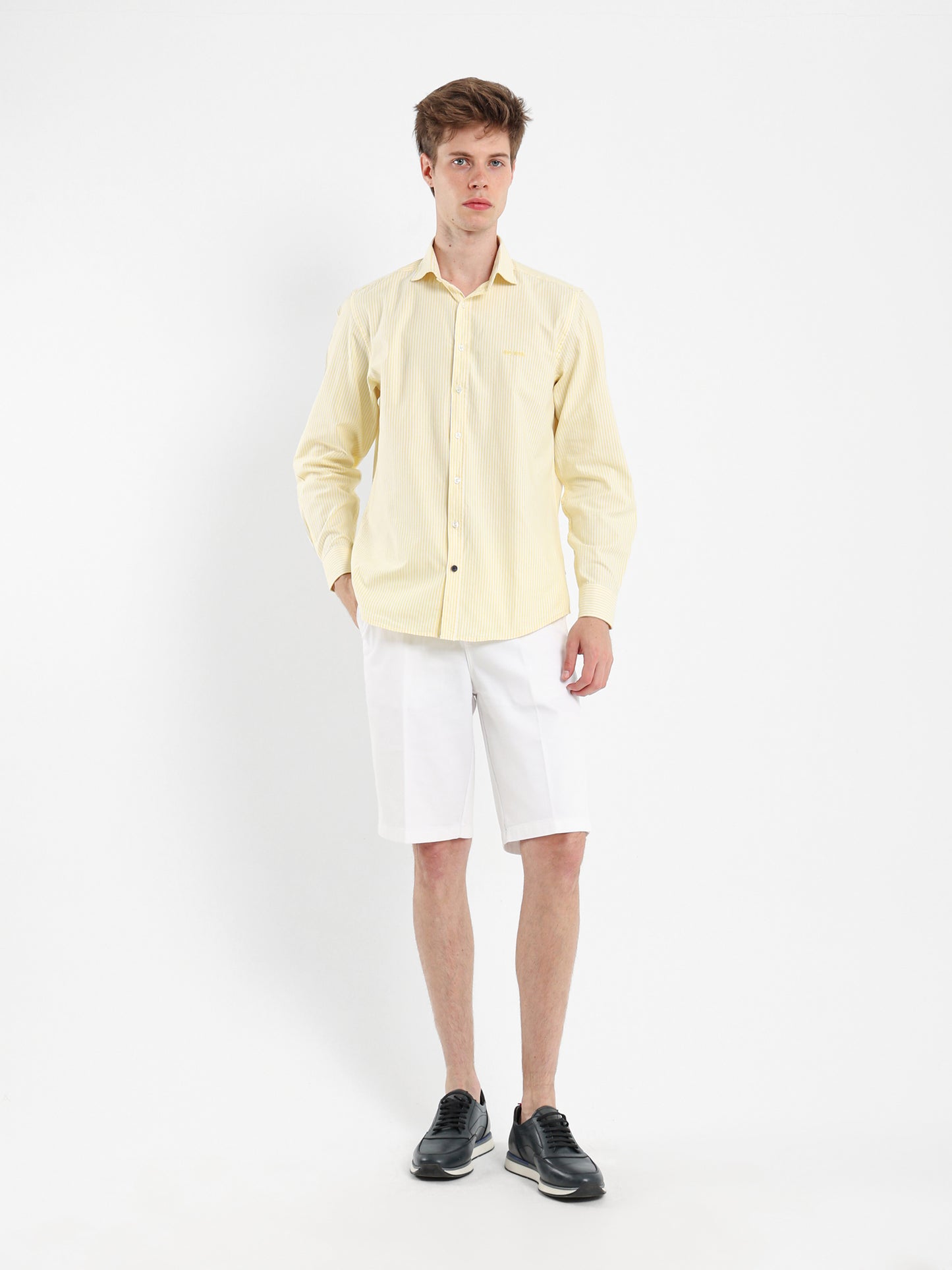 Oxford Stripe Long Sleeve Shirt