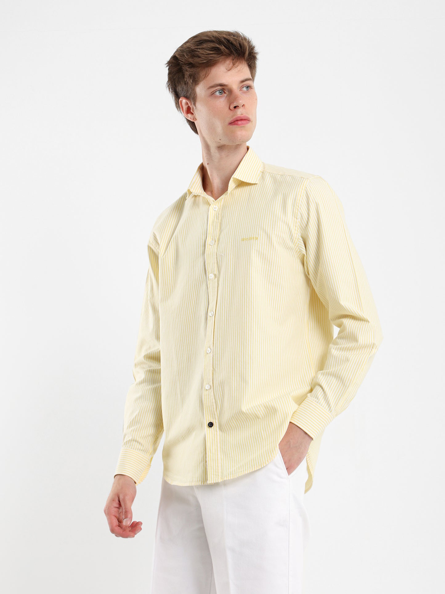 Oxford Stripe Long Sleeve Shirt