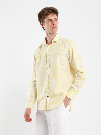 Oxford Stripe Long Sleeve Shirt