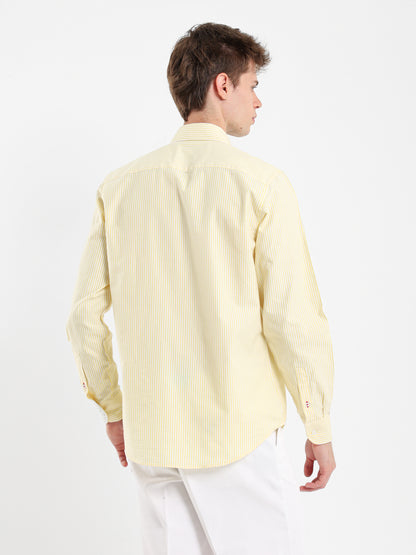 Oxford Stripe Long Sleeve Shirt