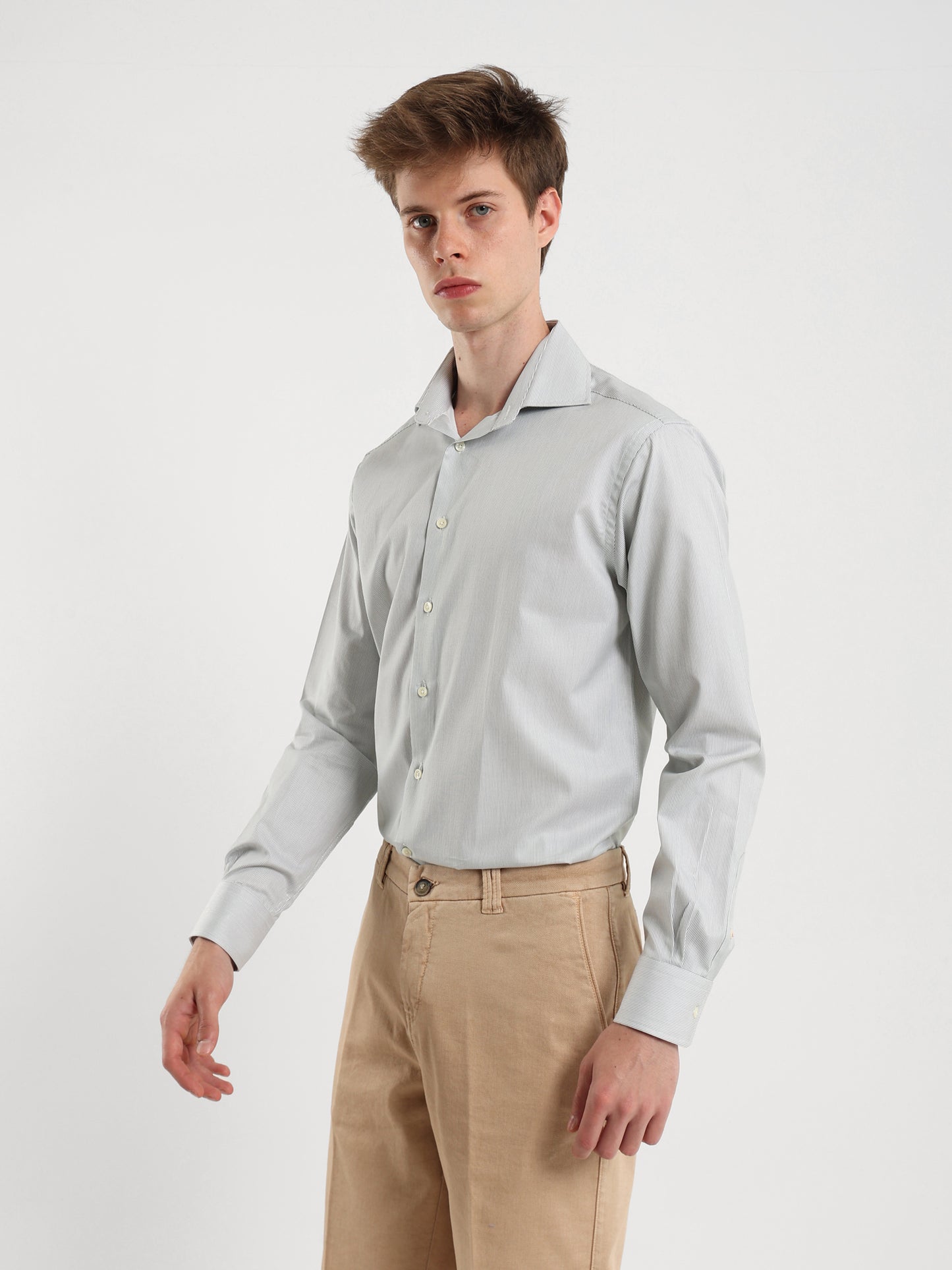 Kent Collar Long Sleeves Shirt