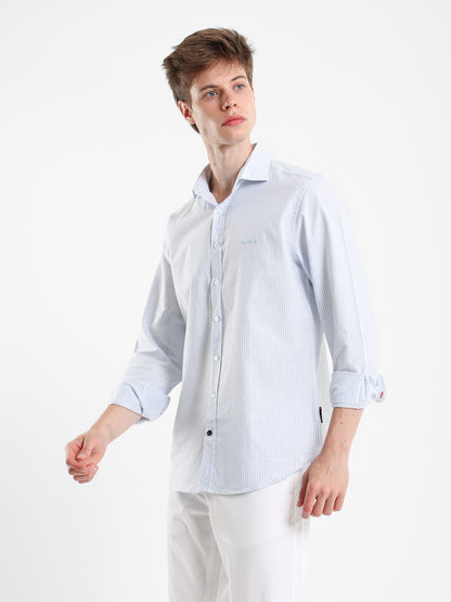 Oxford Stripe Long Sleeve Shirt