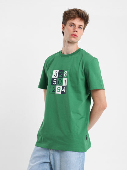 Crew Neck Printed T-Shirt