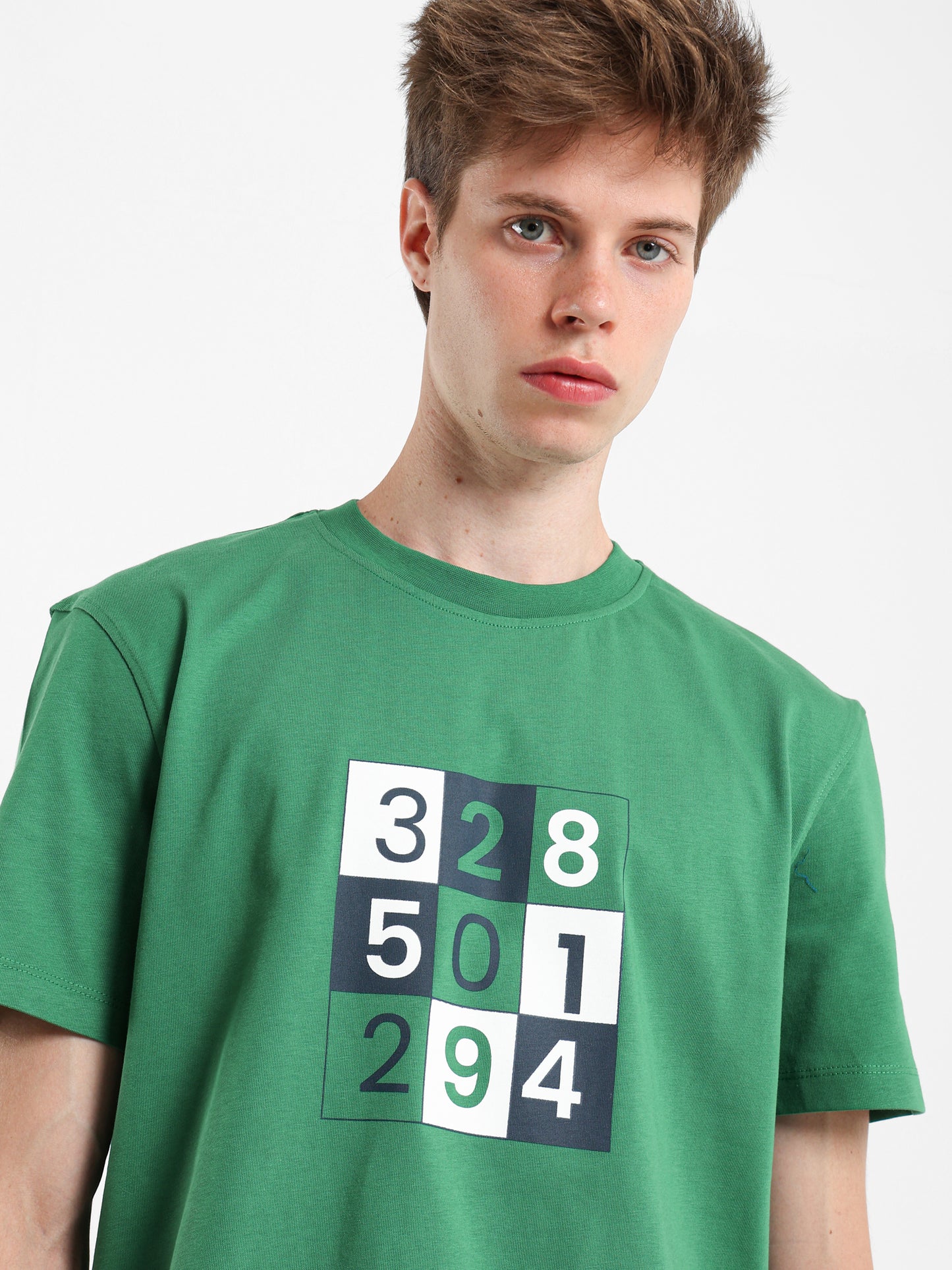 Crew Neck Printed T-Shirt