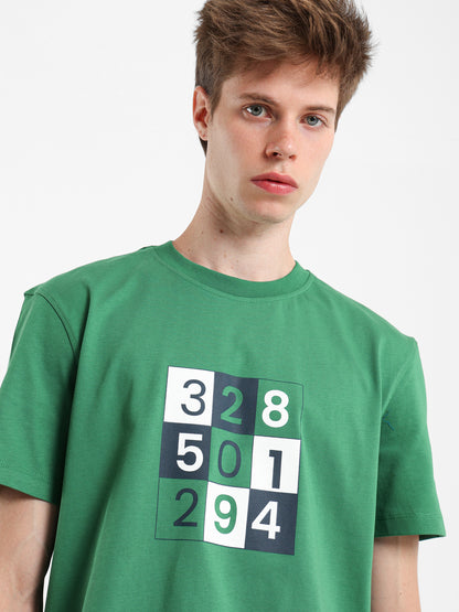 Crew Neck Printed T-Shirt