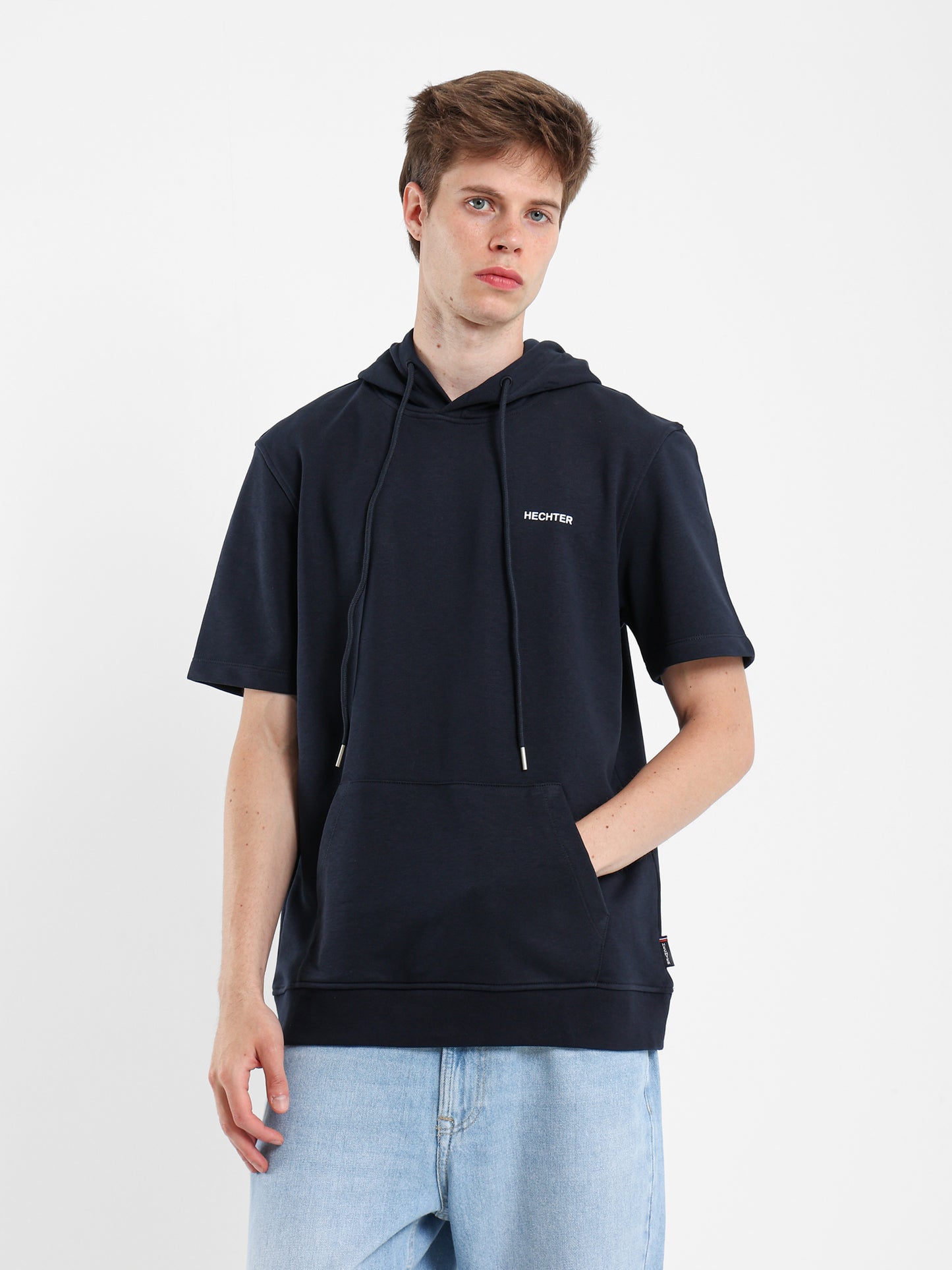 Half Sleeves Hoodie Sweater
