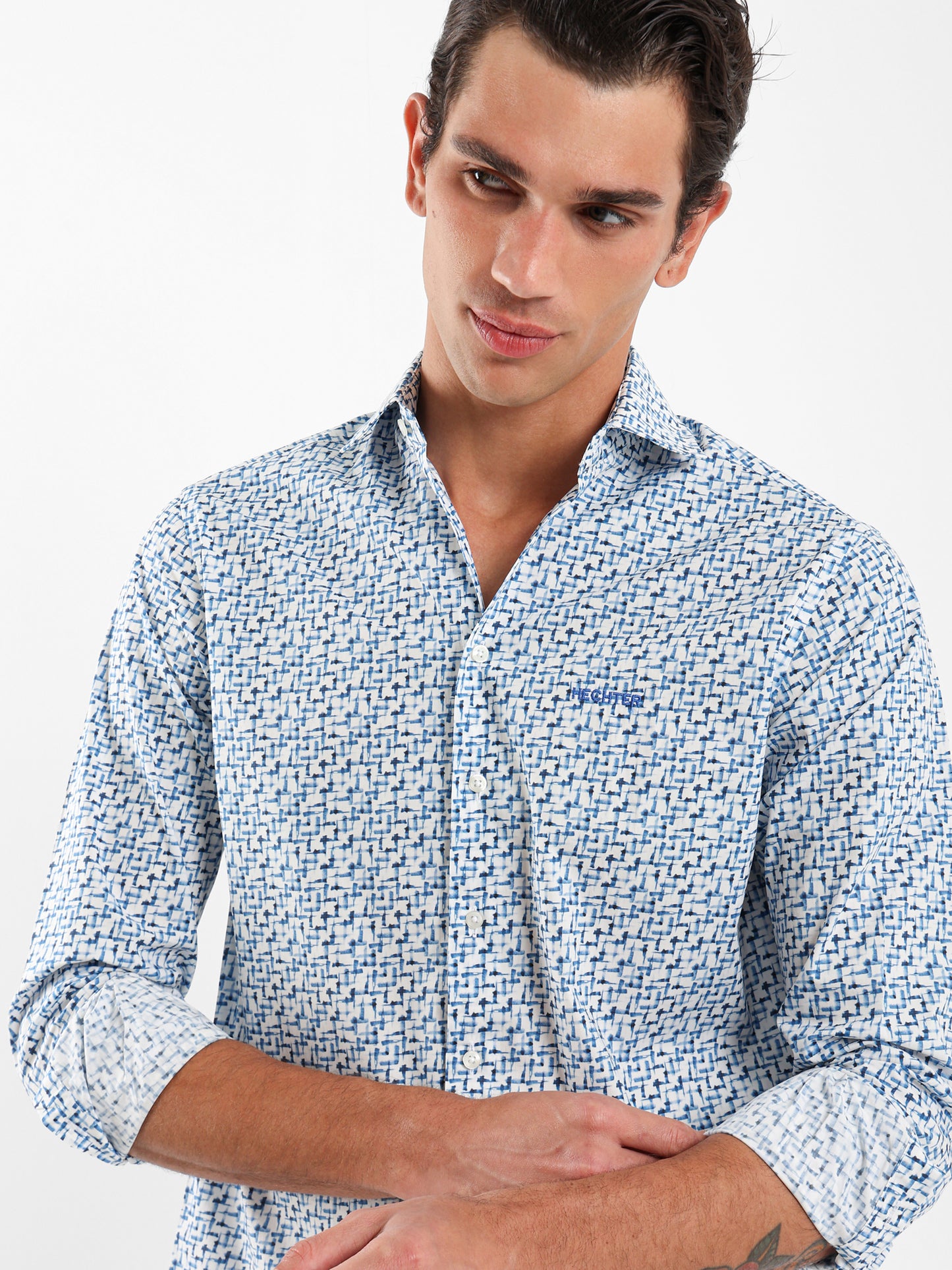 Printed Semi Dressed Shirt