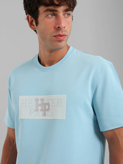 Round Neck Contrast Pocket T-Shirt